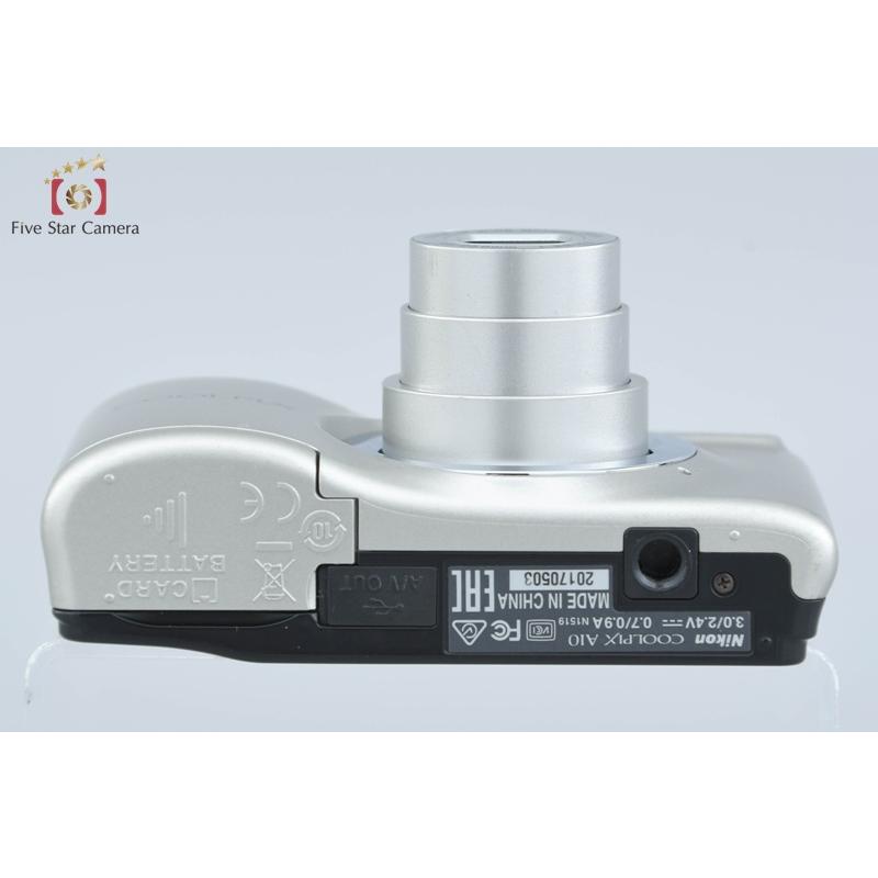 COOLPIX 【中古】Nikon ニコン A10 シルバー コンパクトデジタル