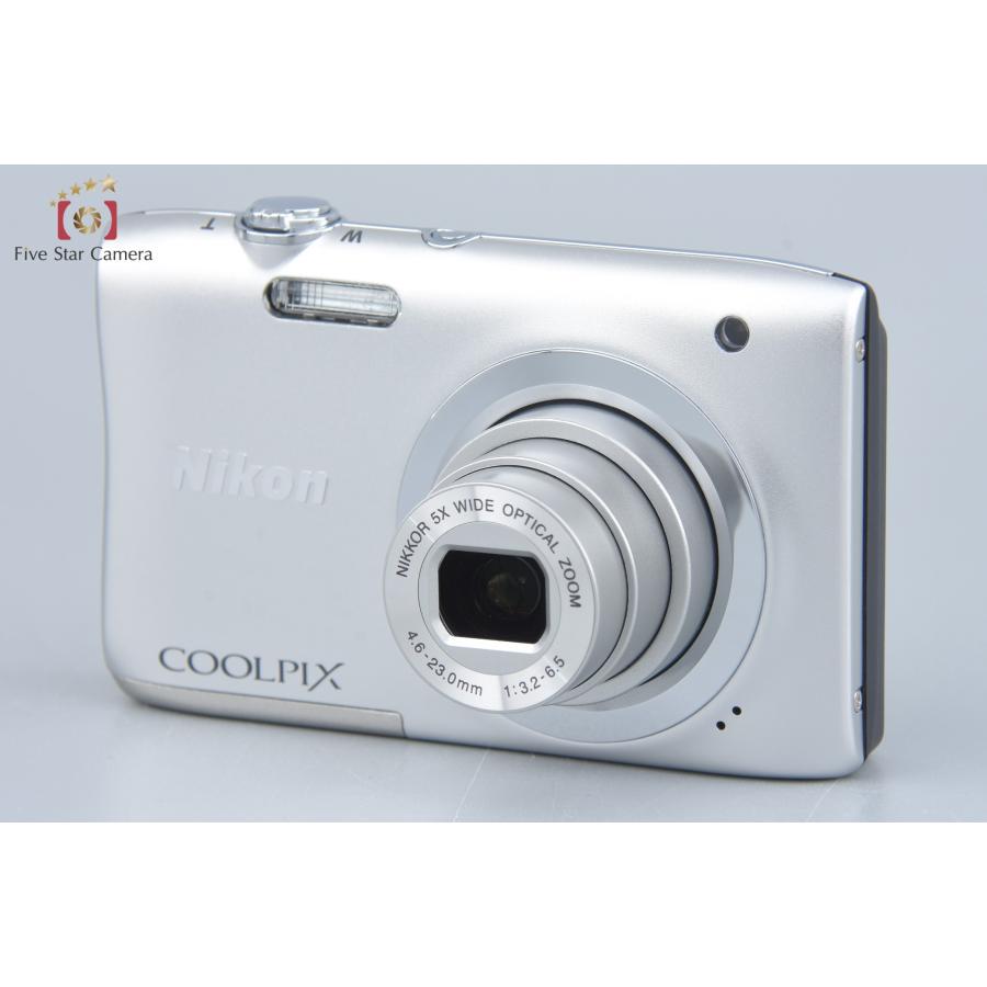 COOLPIX 【中古】Nikon ニコン A100 シルバー コンパクトデジタル