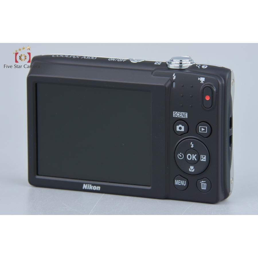 COOLPIX 【中古】Nikon ニコン A100 シルバー コンパクトデジタル