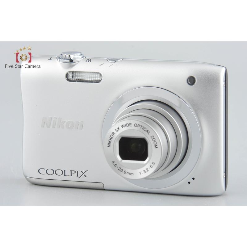 Nikon ニコン COOLPIX A100 デジタルカメラ シルバー 美品 e-TREND｜ニコン COOLPIX A100 シルバー