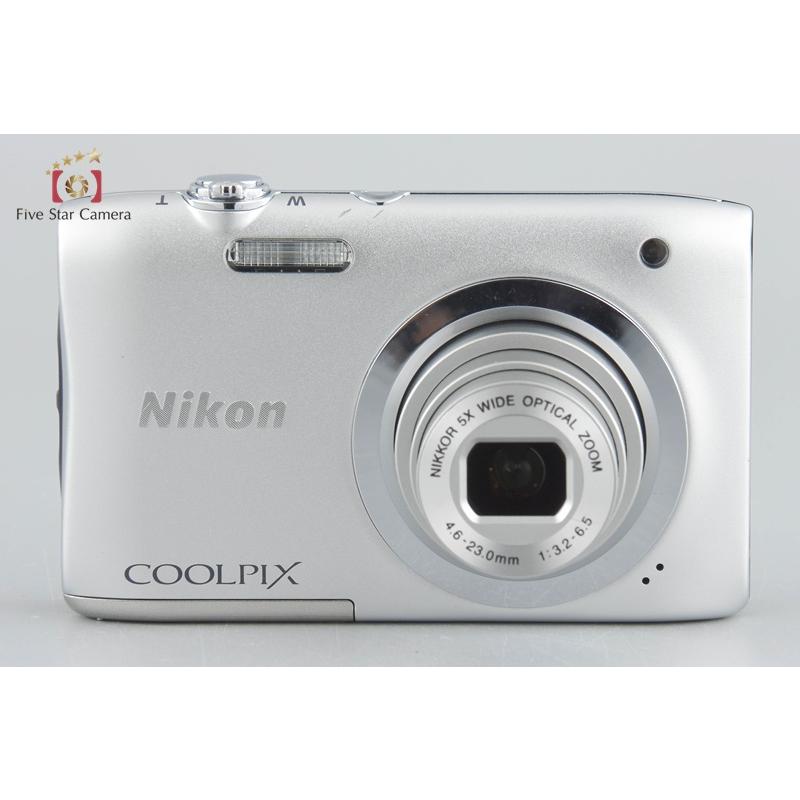 COOLPIX 【中古】Nikon ニコン A100 シルバー コンパクト