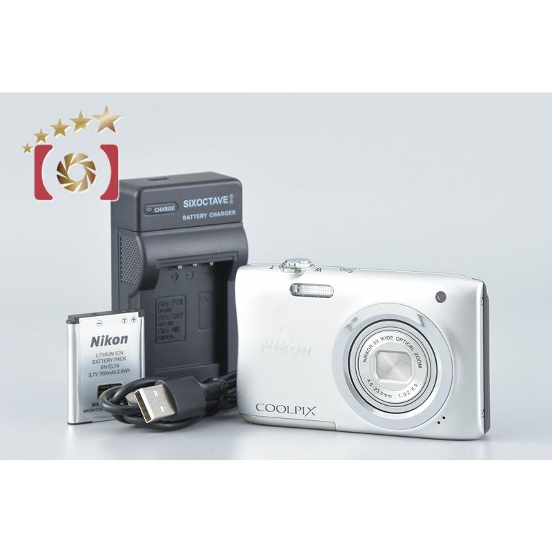 Nikon COOLPIX A100 デジタルカメラ　中古　動作可能 COOLPIX 【中古】Nikon ニコン A100 シルバー コンパクト