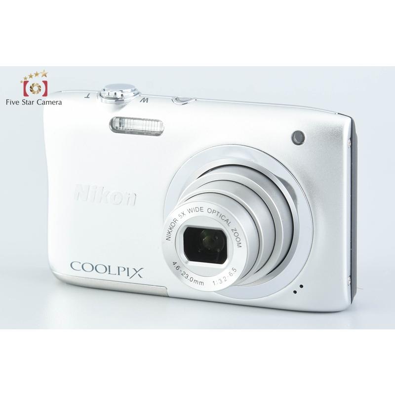 【動作確認済み】Nikon COOLPIX A100 シルバー コンパクトカメラ Amazon | Nikon デジタルカメラ COOLPIX A100 光学5倍 2005万