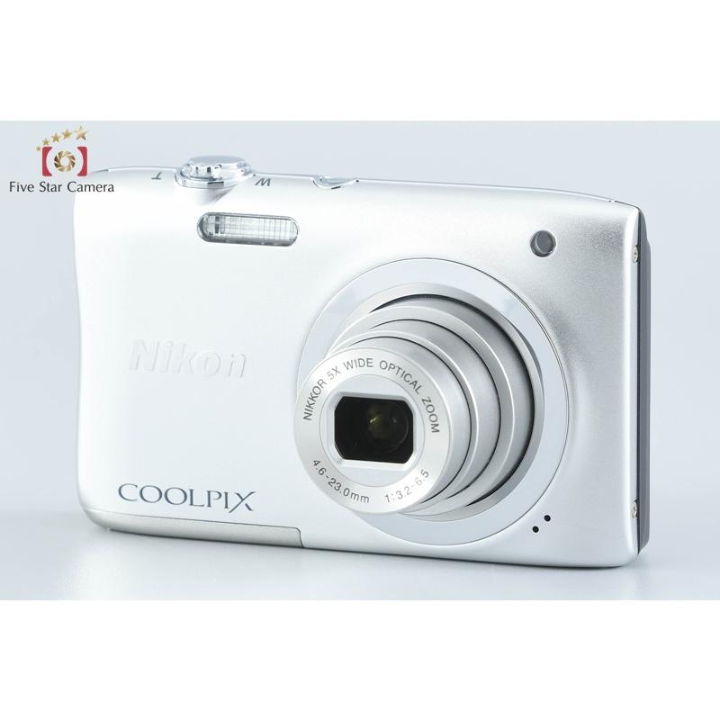 Nikon COOLPIX A100 シルバー 本体と付属品　動作確認済 COOLPIX A ニコン コンデジ Nikon A100 シルバー 中古 新品SD