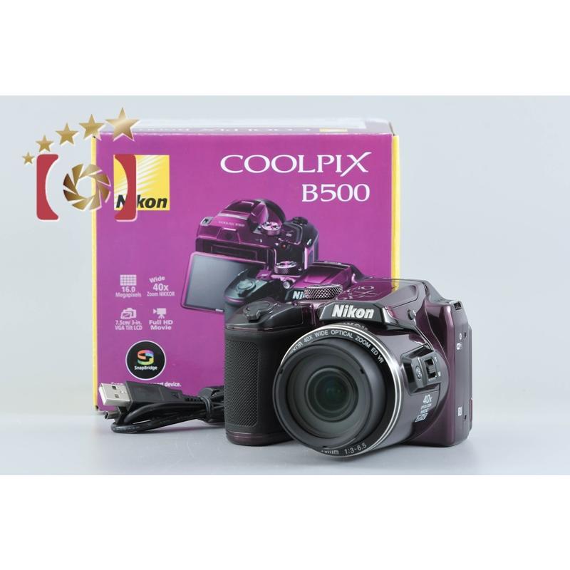Nikon COOLPIX B500 プラムカラー 新品未使用 Amazon.com : Nikon COOLPIX B500 16MP 40x Optical Zoom