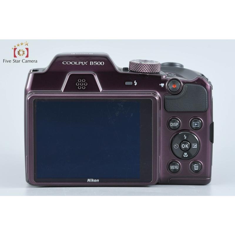 COOLPIX 【中古】Nikon ニコン B500 プラム コンパクトデジタル