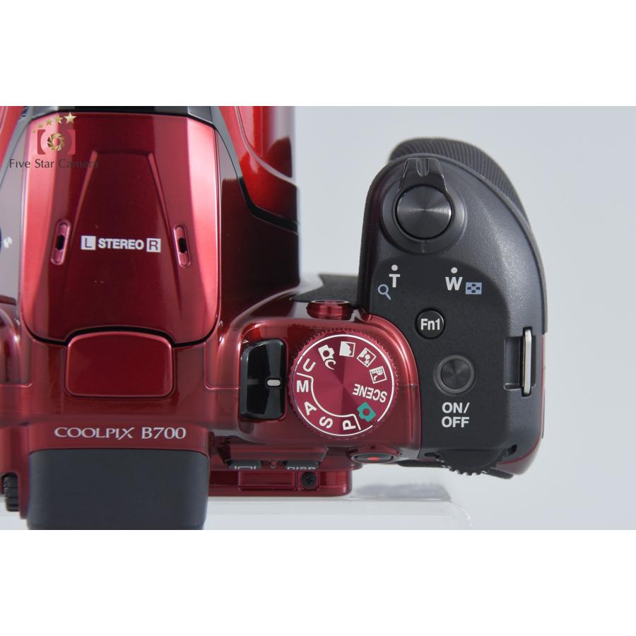 COOLPIX 【中古】Nikon ニコン B700 レッド コンパクトデジタルカメラ 