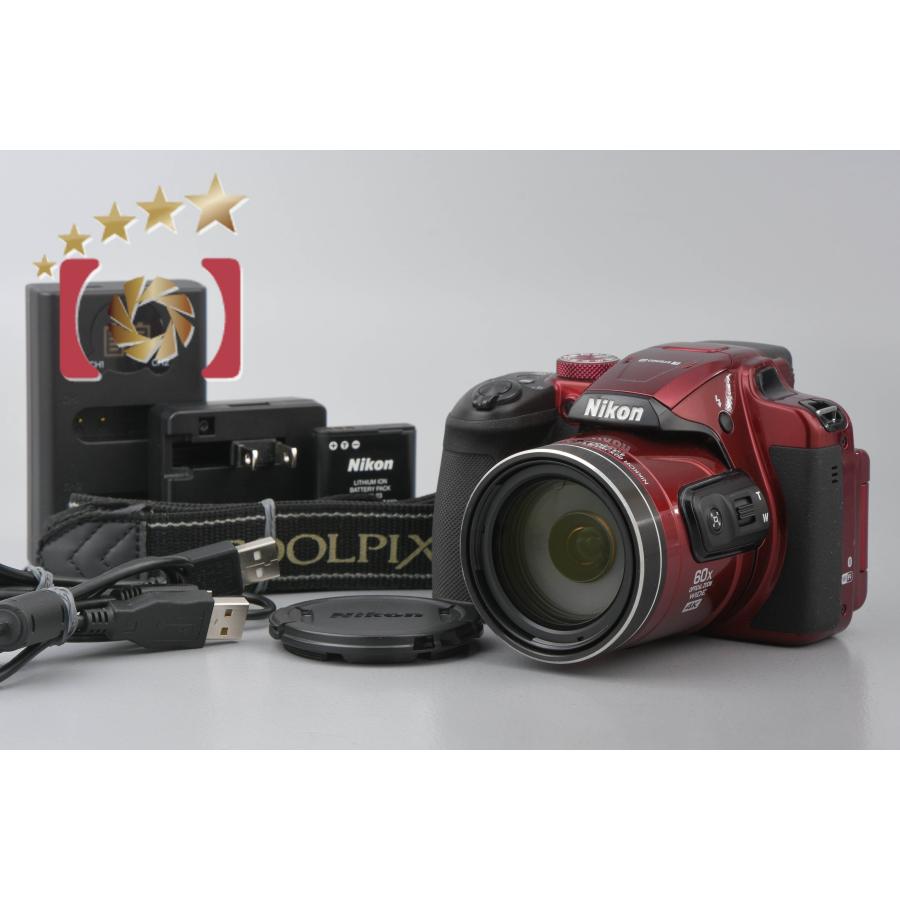 COOLPIX 【中古】Nikon ニコン B700 レッド コンパクトデジタルカメラ