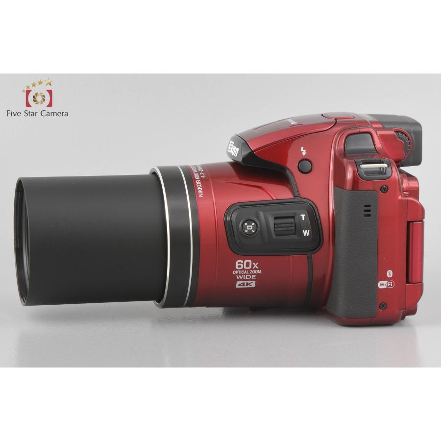 COOLPIX 【中古】Nikon ニコン B700 レッド コンパクトデジタルカメラ