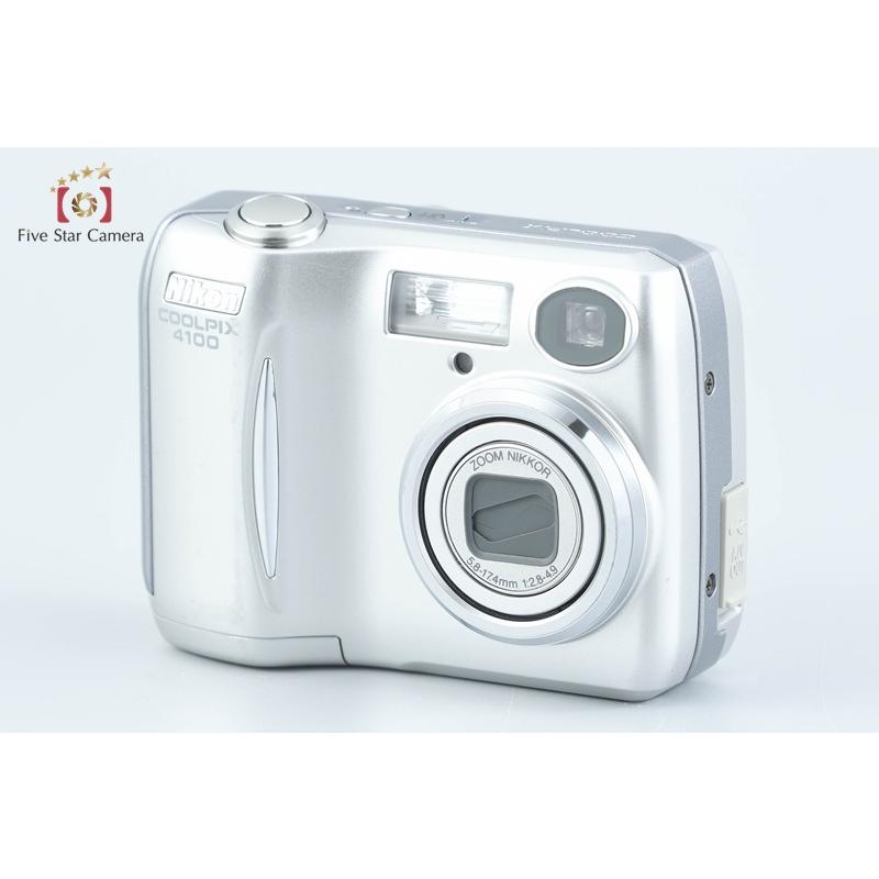〖美品〗Nikon COOLPIX E4100 シルバー 箱付き 完動品 美品〗Nikon COOLPIX E4100 シルバー 箱付き 完動品 ニコン