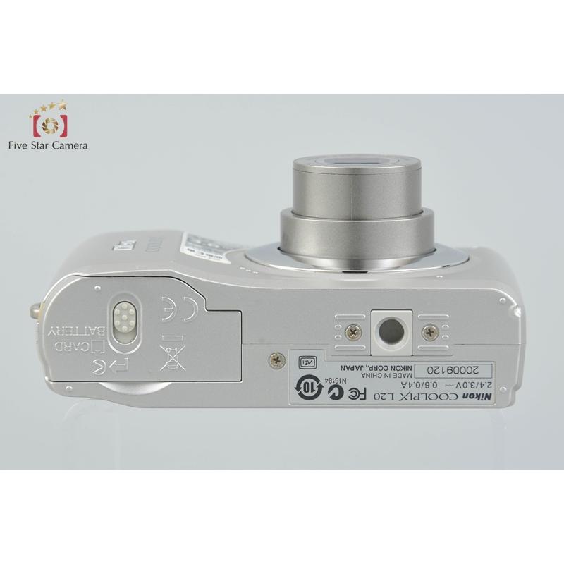 COOLPIX 【中古】Nikon ニコン L20 シルバー コンパクトデジタル COOLPIX 【中古】Nikon ニコン L20 シルバー コンパクトデジタル