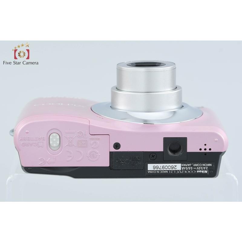 COOLPIX 【中古】Nikon ニコン L21 ピンク コンパクトデジタル