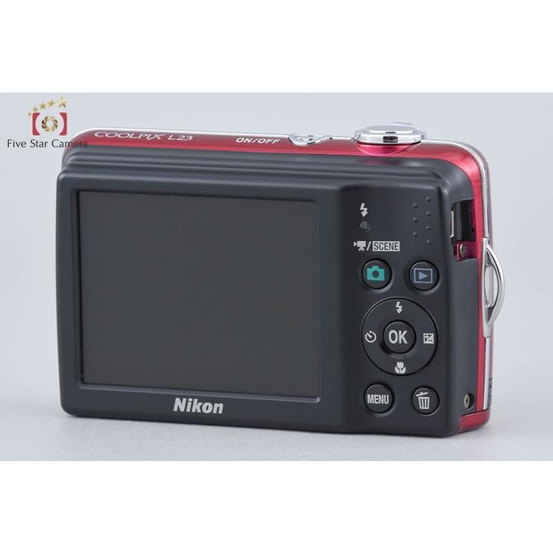 Nikon COOLPIX L23 デジカメ レッド コンパクトデジタルカメラ COOLPIX 【中古】Nikon ニコン L23 レッド コンパクトデジタル
