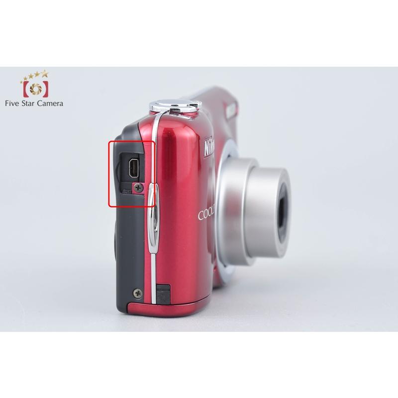 COOLPIX 【中古】Nikon ニコン L23 レッド コンパクトデジタル