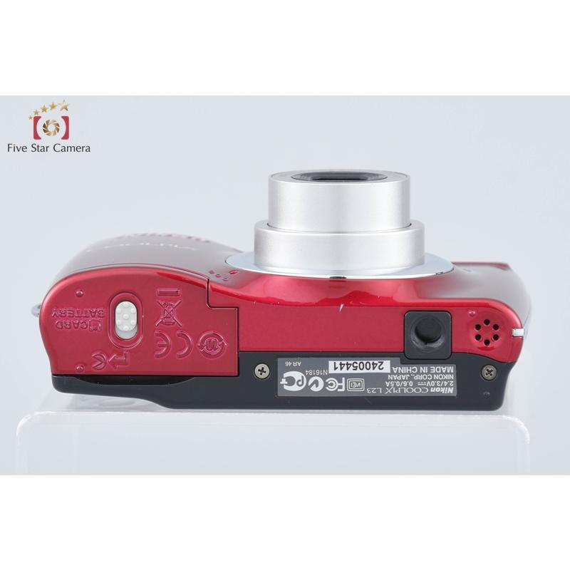 Nikon COOLPIX L23 デジカメ レッド コンパクトデジタルカメラ COOLPIX 【中古】Nikon ニコン L23 レッド コンパクトデジタル