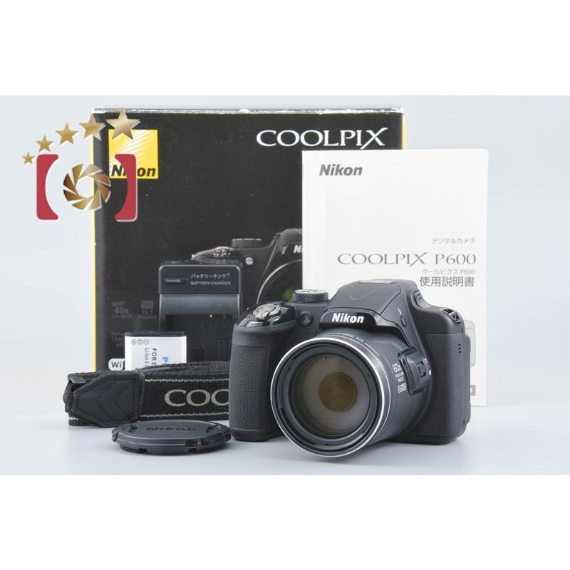 COOLPIX 【中古】Nikon ニコン P600 ブラック コンパクト