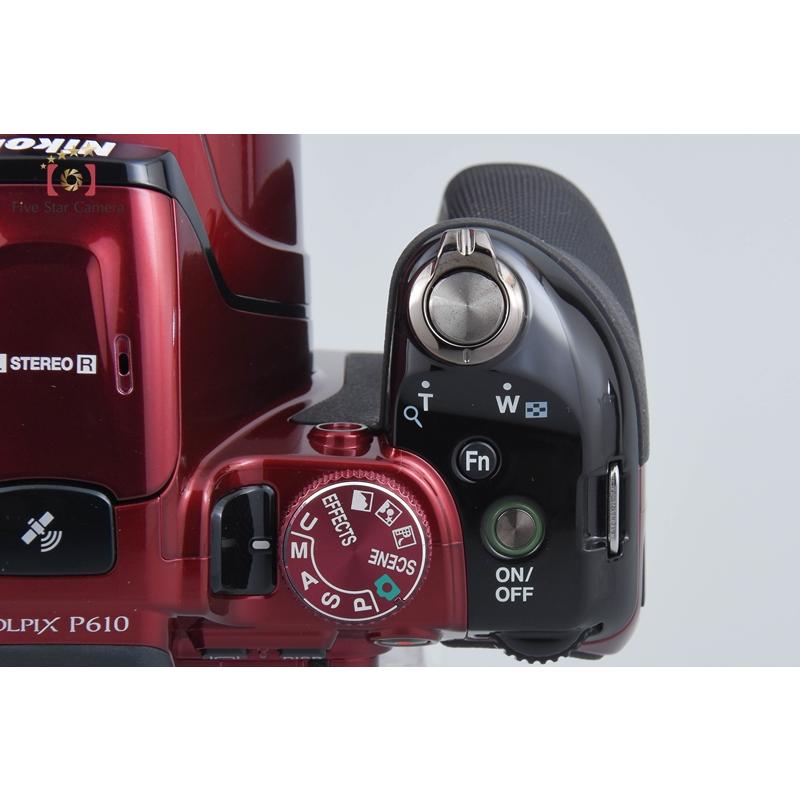 COOLPIX 【中古】Nikon ニコン P610 レッド コンパクトデジタル COOLPIX 【中古】Nikon ニコン P610 レッド コンパクトデジタル