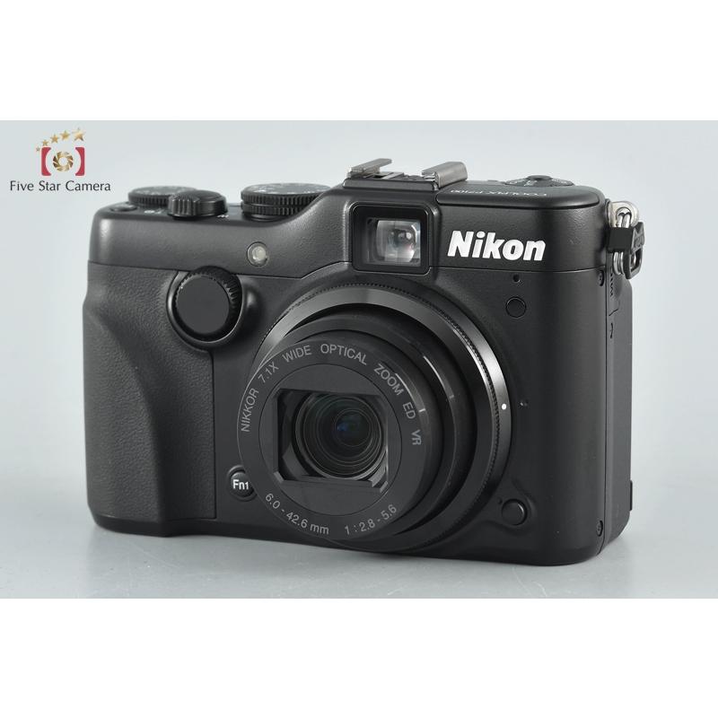 COOLPIX 【中古】Nikon ニコン P7100 ブラック コンパクトデジタル