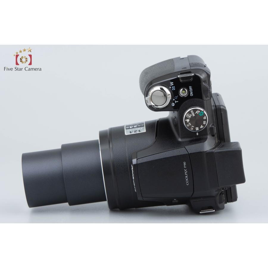 COOLPIX 【中古】Nikon ニコン P90 ブラック コンパクトデジタルカメラ