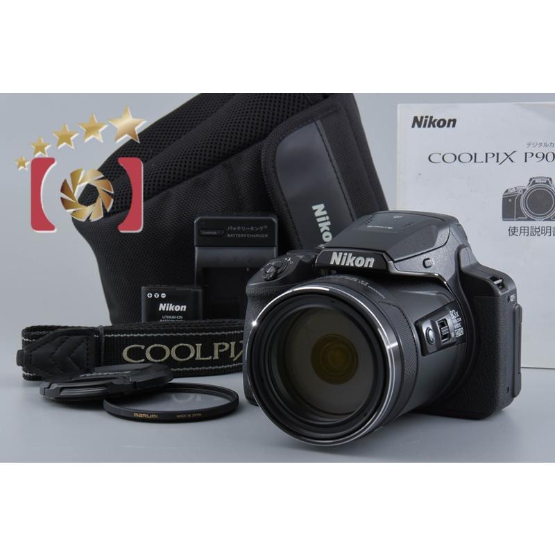 COOLPIX 【中古】Nikon ニコン P900 ブラック コンパクトデジタル  