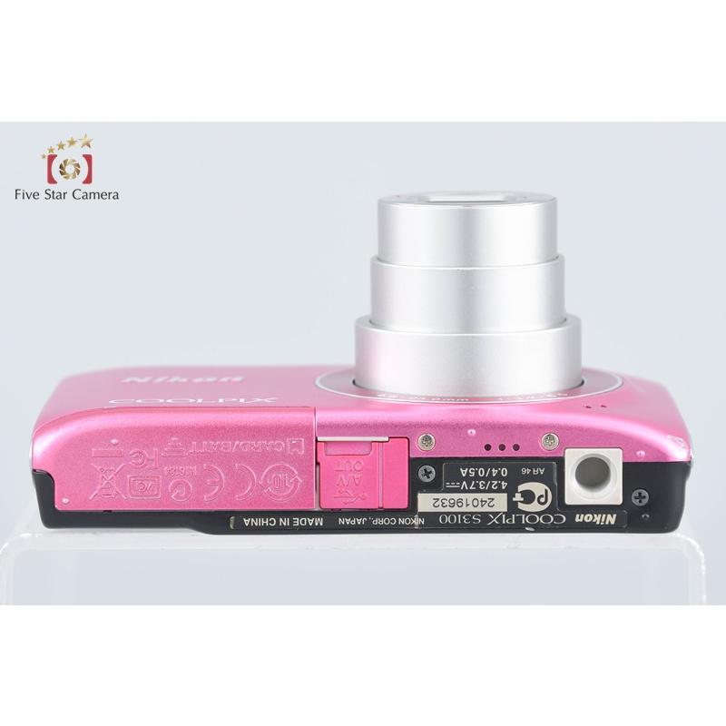 COOLPIX 【中古】Nikon ニコン S3100 フレッシュピンク コンパクト