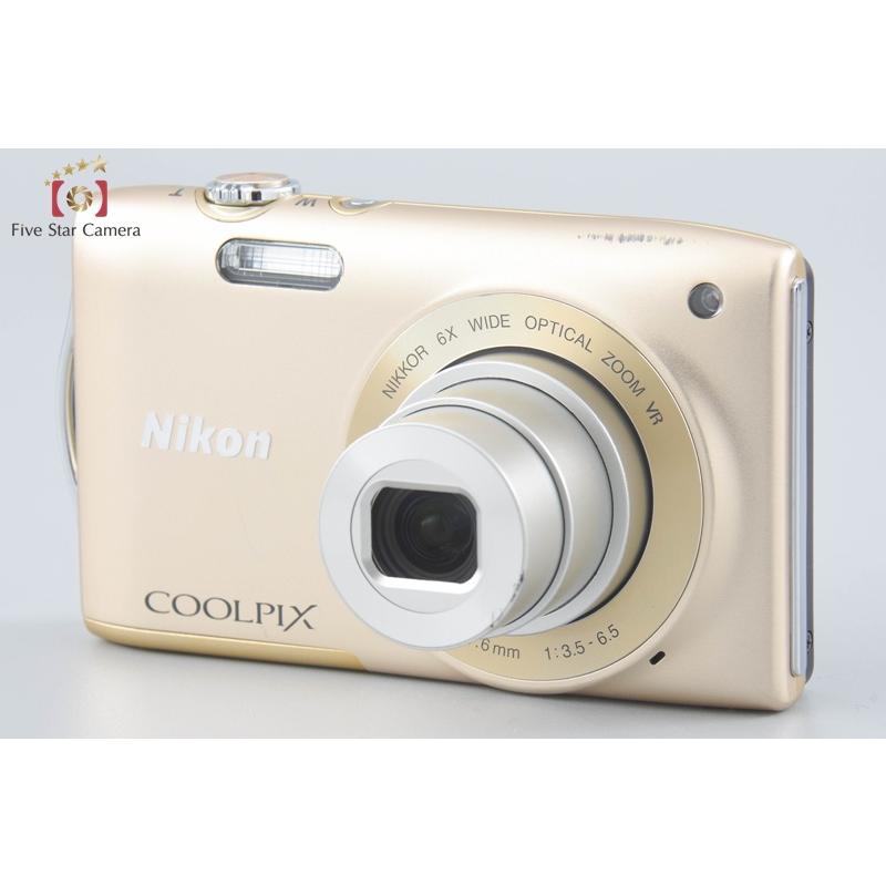3664 Nikon ニコン COOLPIX S3300 ゴールド デジカメ 3664 Nikon