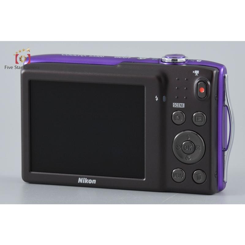 【美品】Nikon デジカメ COOLPIX S3300 ラベンダーパープル Amazon | Nikon デジタルカメラ COOLPIX (クールピクス) S3300