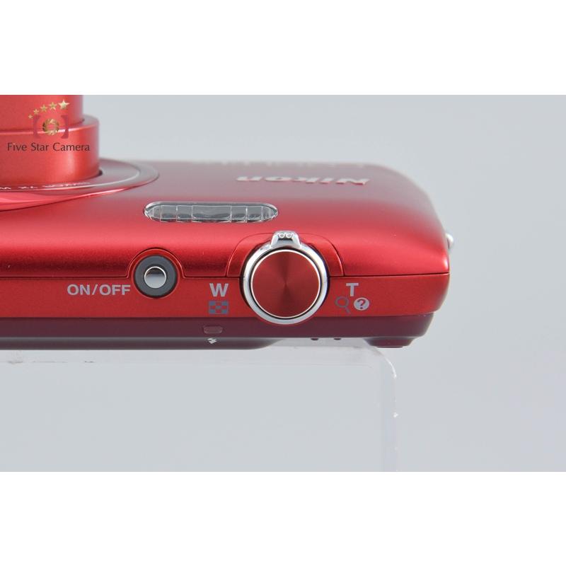 COOLPIX 【中古】Nikon ニコン S3400 レッド コンパクトデジタル