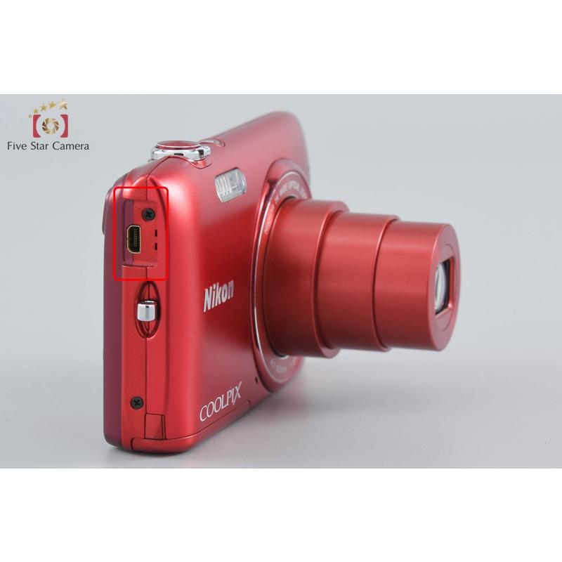 Nikon COOLPIX S3400 コンパクトデジタルカメラ Nikon COOLPIX S3400 Red | Point & Shoot Cameras | Nikon