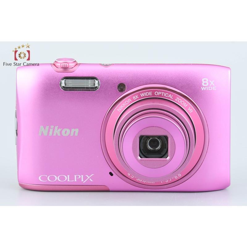 COOLPIX 【中古】Nikon ニコン S3600 アザレアピンク コンパクト
