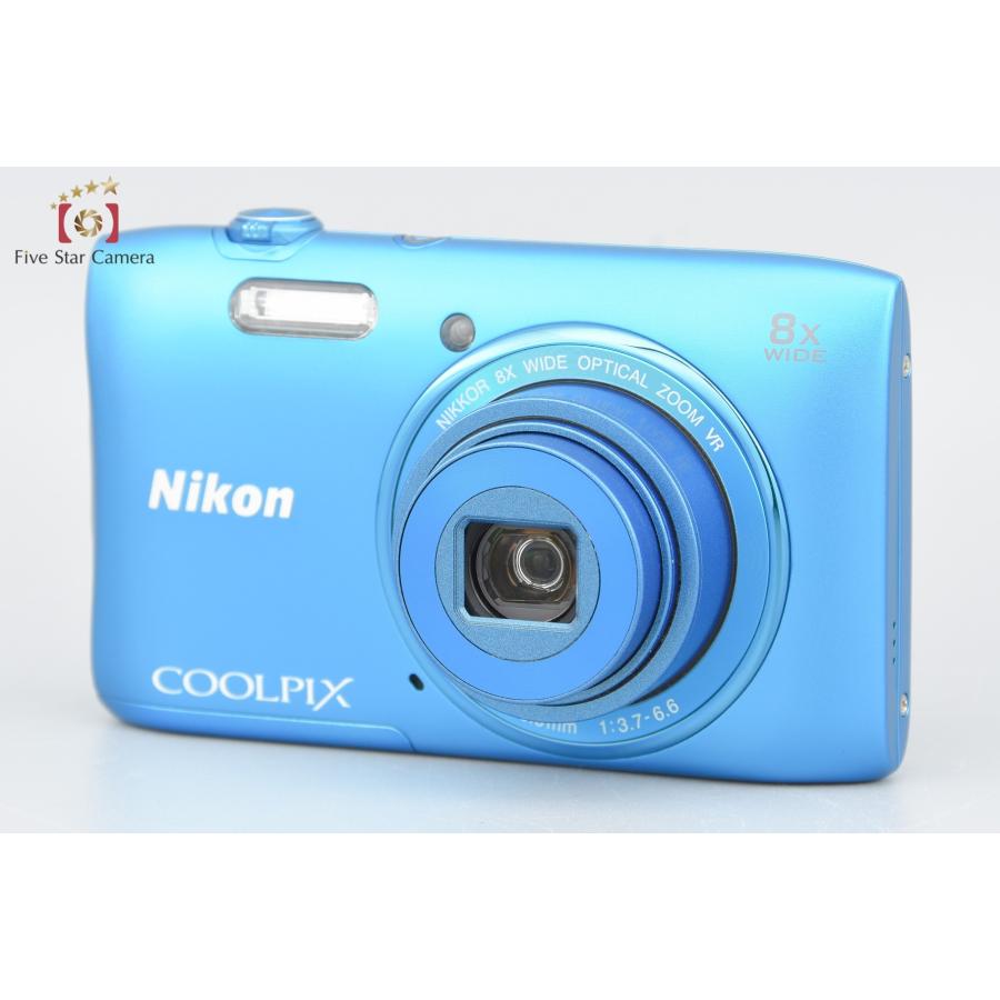 COOLPIX 【中古】Nikon ニコン S3600 ブルー コンパクトデジタル COOLPIX 【中古】Nikon ニコン S3600 ブルー コンパクトデジタル