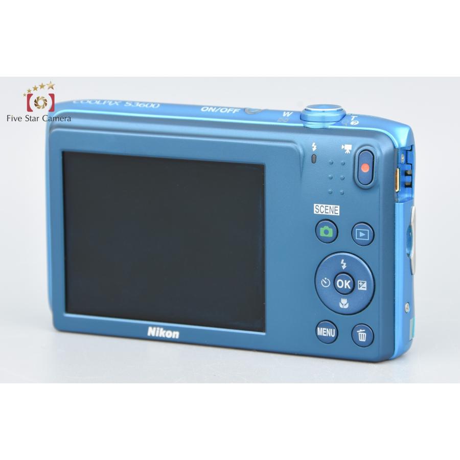 COOLPIX 【中古】Nikon ニコン S3600 ブルー コンパクトデジタル COOLPIX 【中古】Nikon ニコン S3600 ブルー コンパクトデジタル
