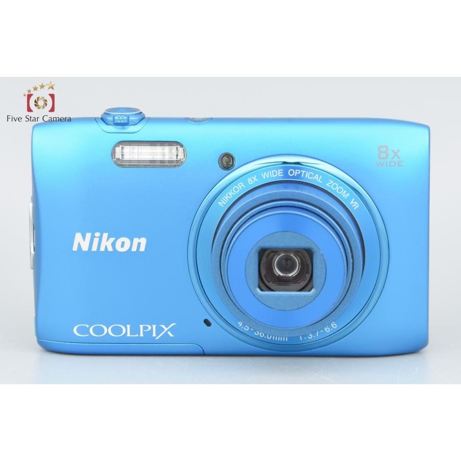 COOLPIX 【中古】Nikon ニコン S3600 ブルー コンパクトデジタル COOLPIX 【中古】Nikon ニコン S3600 ブルー コンパクトデジタル