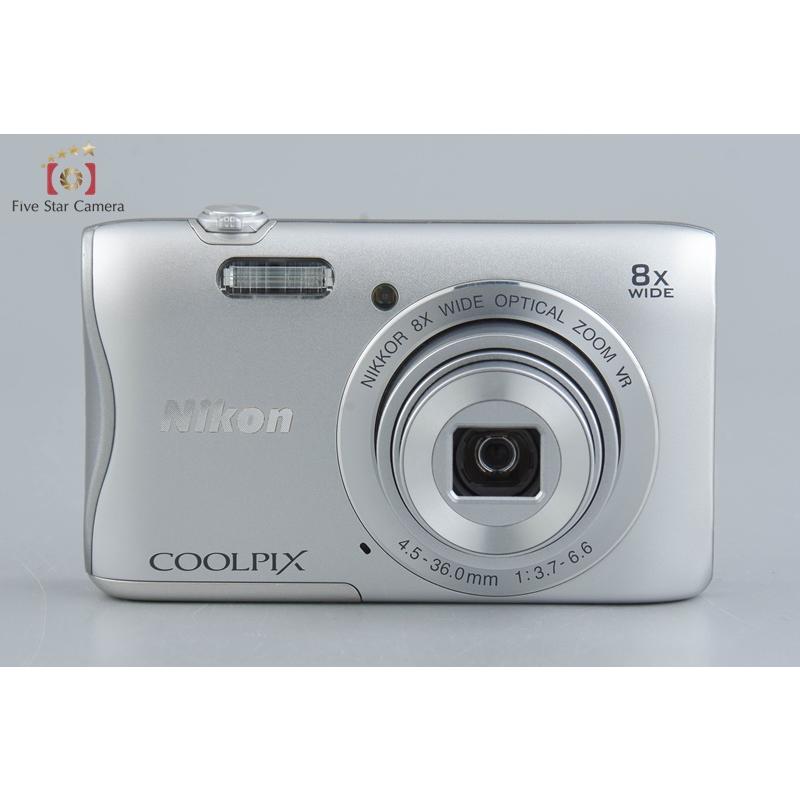 COOLPIX 【中古】Nikon ニコン S3700 シルバー コンパクト COOLPIX 【中古】Nikon ニコン S3700 シルバー コンパクト