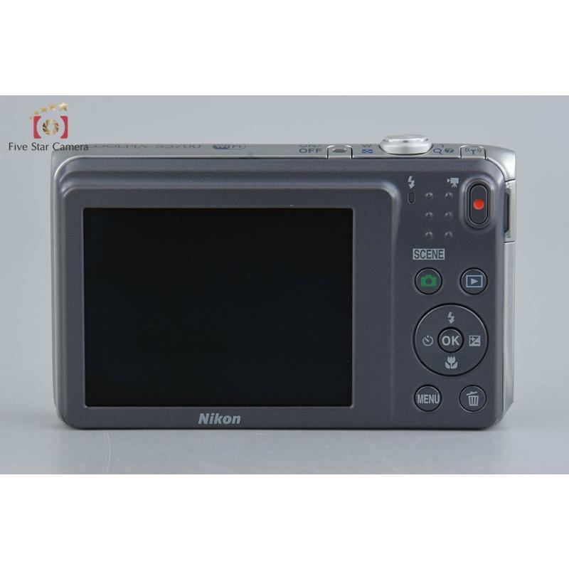 COOLPIX 【中古】Nikon ニコン S3700 シルバー コンパクト COOLPIX 【中古】Nikon ニコン S3700 シルバー コンパクト