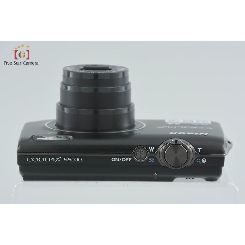 COOLPIX 【中古】Nikon ニコン S5100 スマートブラック コンパクト 