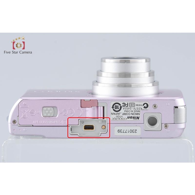 COOLPIX 【中古】Nikon ニコン S520 サクラ コンパクトデジタルカメラ