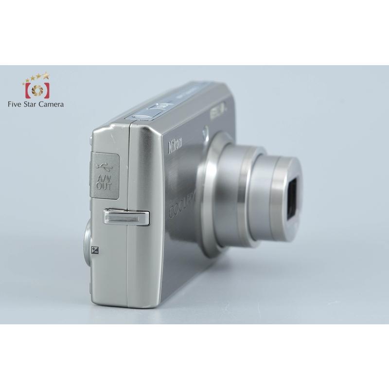 COOLPIX 【中古】Nikon ニコン S600 シルバー コンパクト