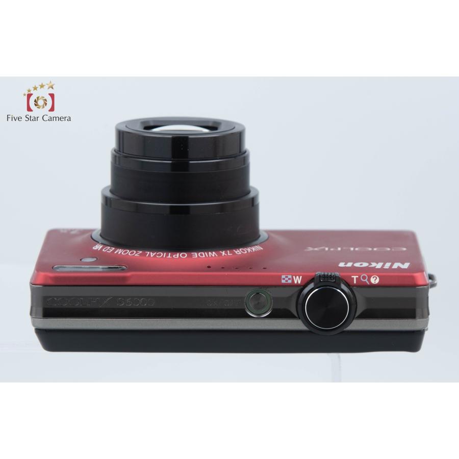COOLPIX 【中古】Nikon ニコン S6000 フラッシュレッド