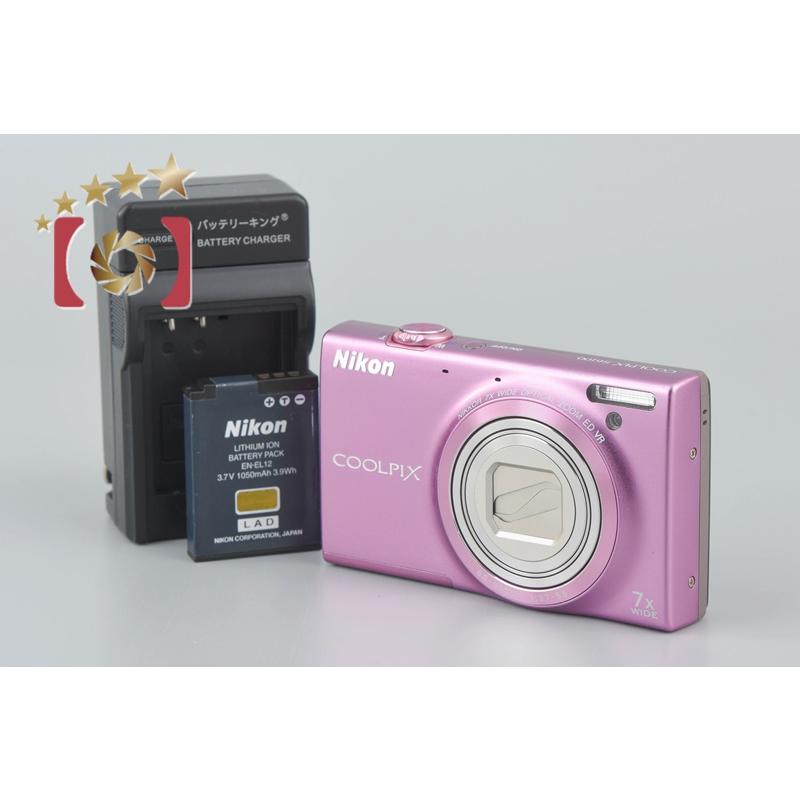 COOLPIX 【中古】Nikon ニコン S6100 グロスピンク コンパクト COOLPIX 【中古】Nikon ニコン S6100 グロスピンク コンパクト
