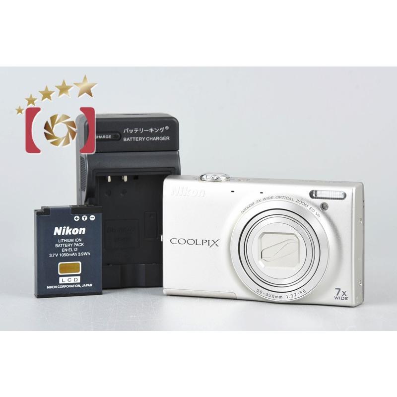 COOLPIX 【中古】Nikon ニコン S6100 シャンパンシルバー