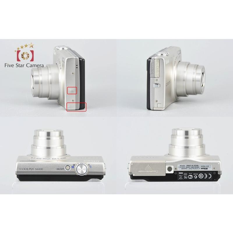 【美品】Nikon COOLPIX S6100 ニコン クールピクス　シルバー Nikon COOLPIX S6100 16.0MP Digital Camera - Silver for sale