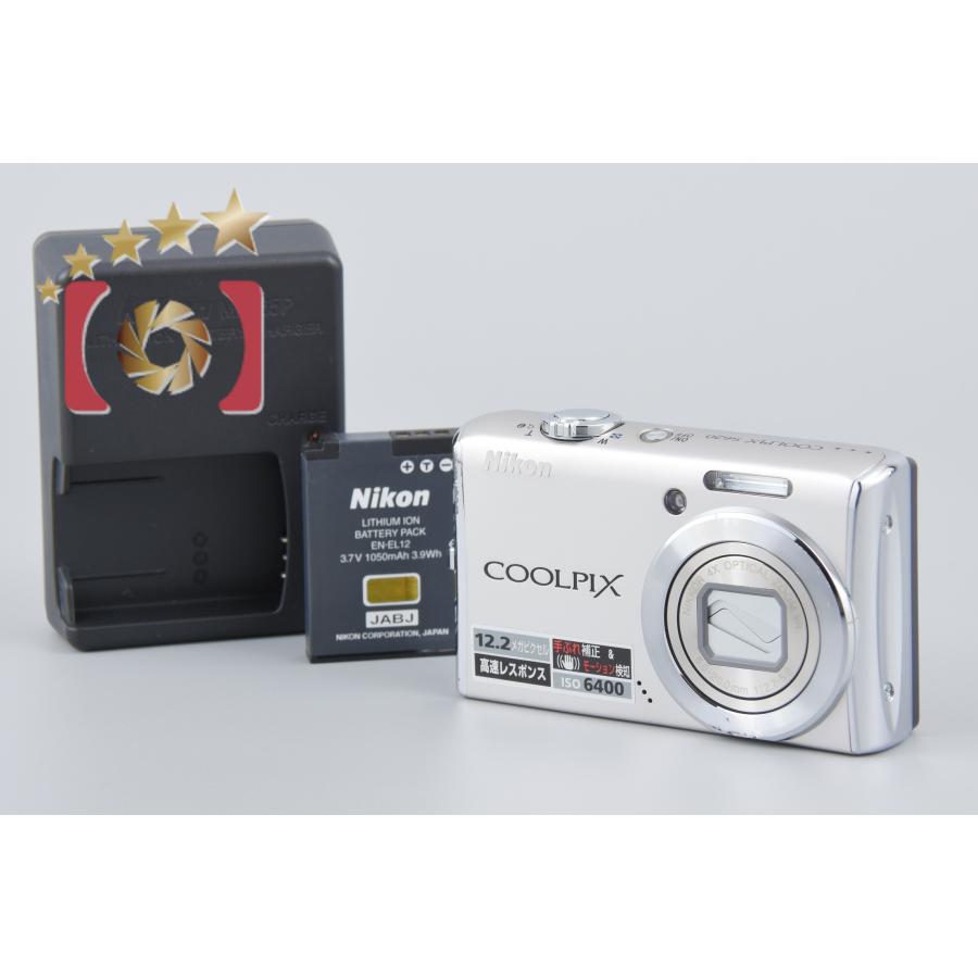 【美品】Nikon COOLPIX S620 シルバー デジタルカメラ COOLPIX 【中古】Nikon ニコン S620 シルバー コンパクトデジタル