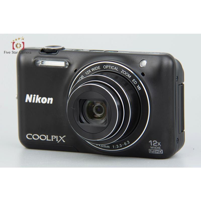 COOLPIX 【中古】Nikon ニコン S6600 ブラック コンパクト COOLPIX 【中古】Nikon ニコン S6600 ブラック コンパクト