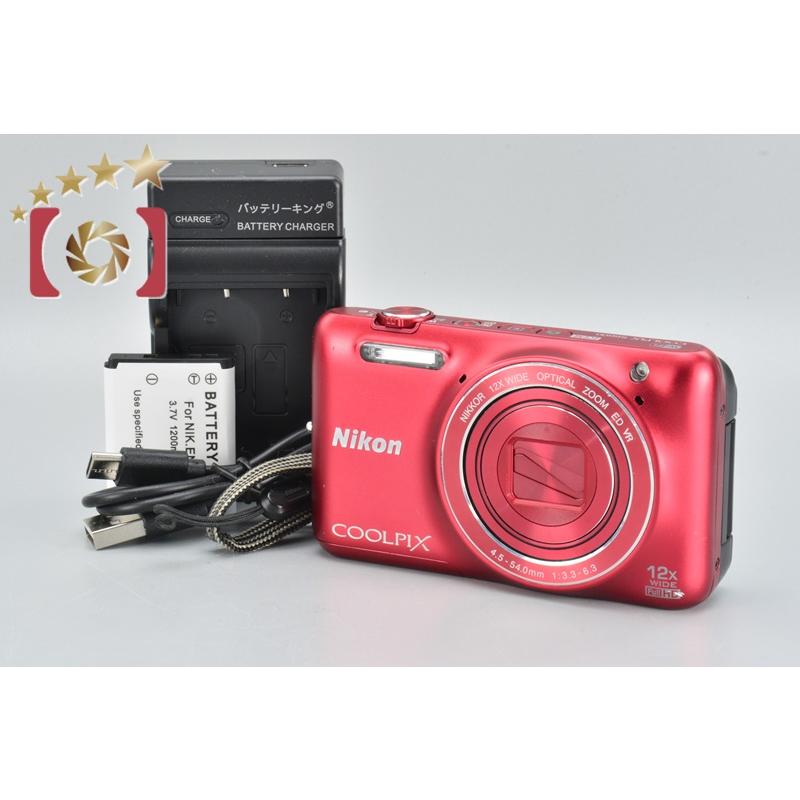 Nikon COOLPIX S6600 ラズベリーレッド Nikon ニコン COOLPIX S6600 ラズベリーレッド コンパクトデジタル