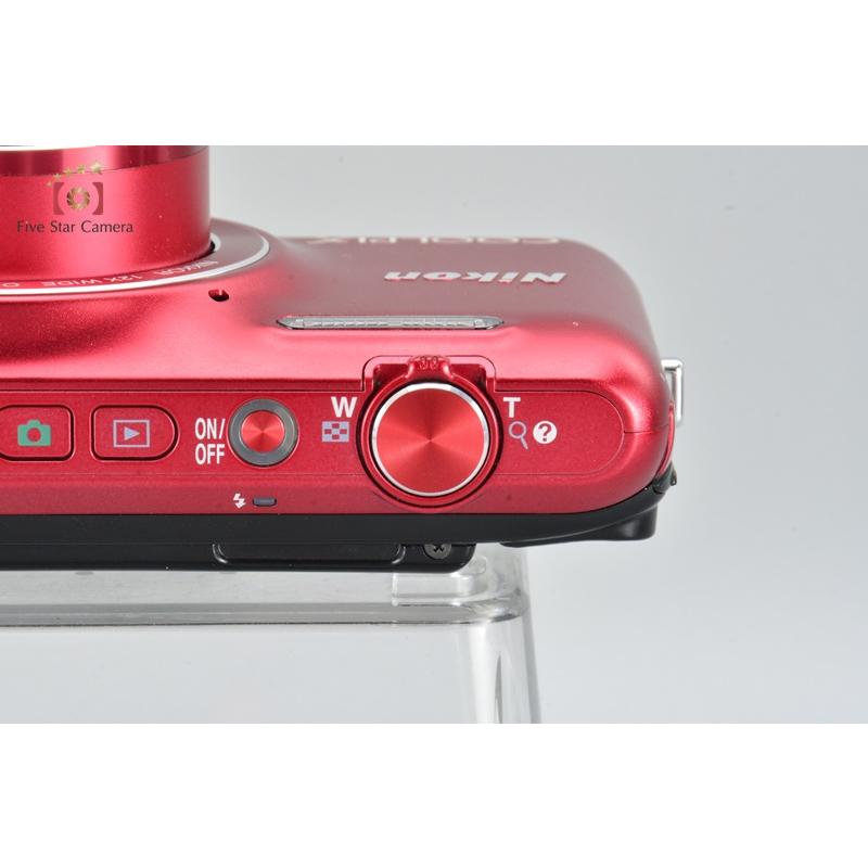 COOLPIX 【中古】Nikon ニコン S6600 ラズベリーレッド