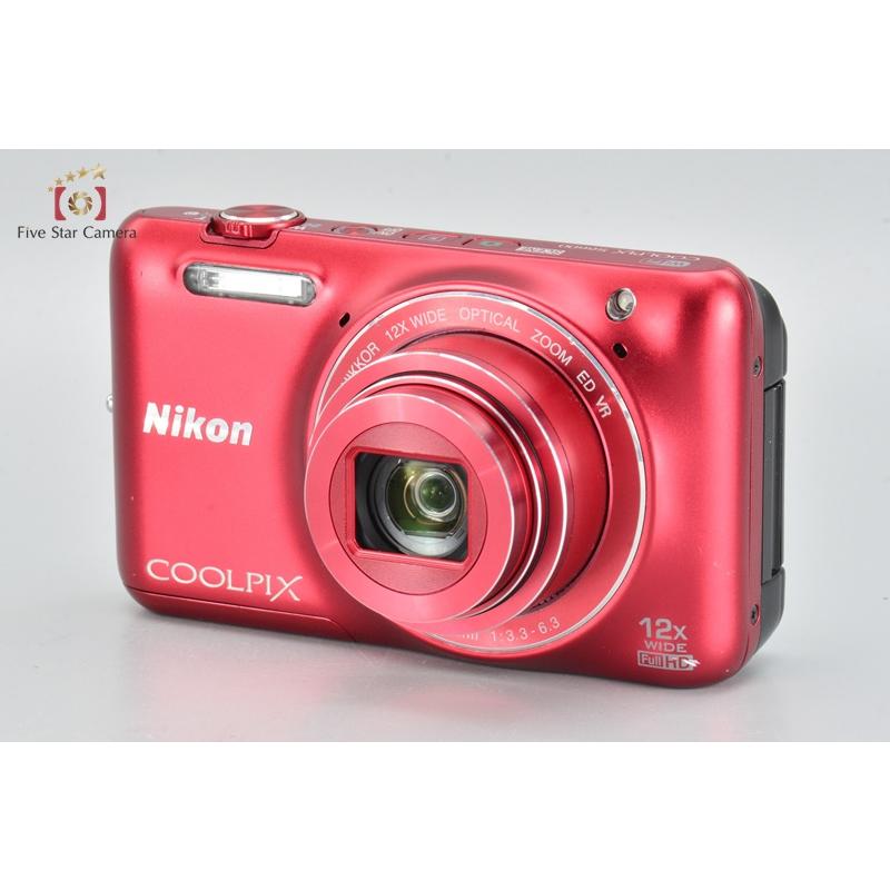 COOLPIX 【中古】Nikon ニコン S6600 ラズベリーレッド