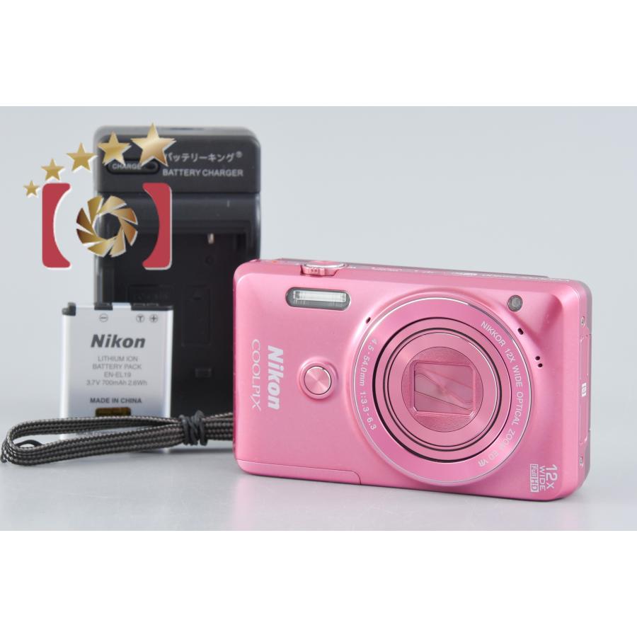COOLPIX 【中古】Nikon ニコン S6900 グロッシーピンク コンパクト