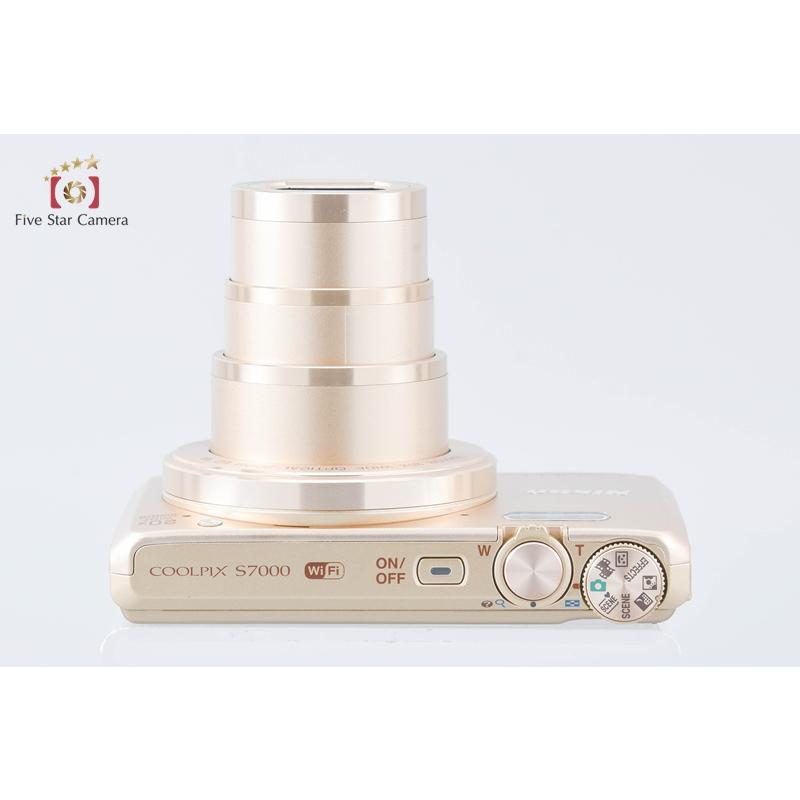 COOLPIX 【中古】Nikon ニコン S7000 ゴールド コンパクト