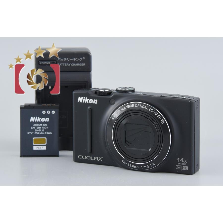中古】Nikon ニコン COOLPIX S8200 ノーブルブラック コンパクト 